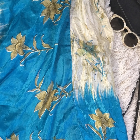 Silk sunflower harem pants - Picture 5 of 6